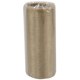 Beżowa Organza do Dekoracji i Kompozycji Florystycznych - 12 cm x 9 m