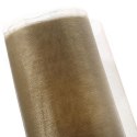 Beżowa Organza do Dekoracji i Kompozycji Florystycznych - 12 cm x 9 m