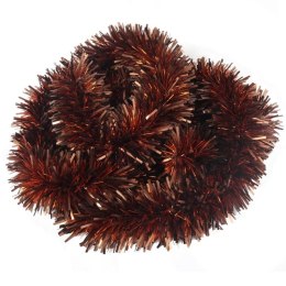 Brązowy Łańcuch Choinkowy z Metalizowanej Folii GC, 10cm x 3m, Polski Produkt-GOLIAT
