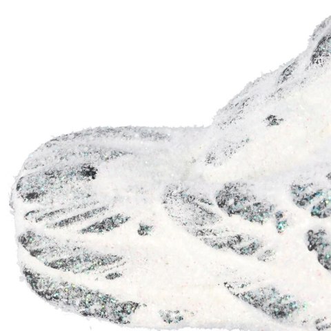 Ceramiczny Ptak na Metalowych Nogach z Brokatem - Dekoracja Świąteczna, Wysokość 47 cm