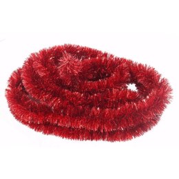 Czerwony Metalizowany Łańcuch Choinkowy - fi 3 cm x 2 m GOLIAT - Produkt Polski