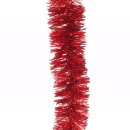 Czerwony Metalizowany Łańcuch Choinkowy - fi 3 cm x 2 m GOLIAT - Produkt Polski