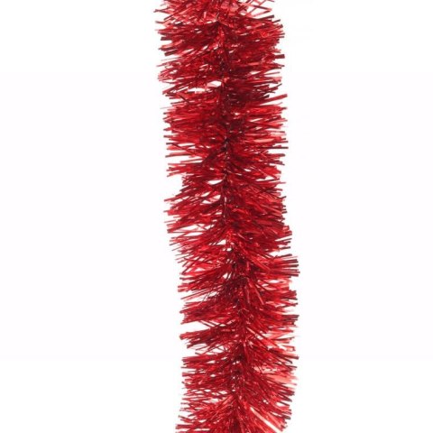 Czerwony Metalizowany Łańcuch Choinkowy - fi 3 cm x 2 m GOLIAT - Produkt Polski