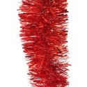 Czerwony gęsty łańcuch choinkowy z folii metalizowanej GC 10cm 3m marki Goliat