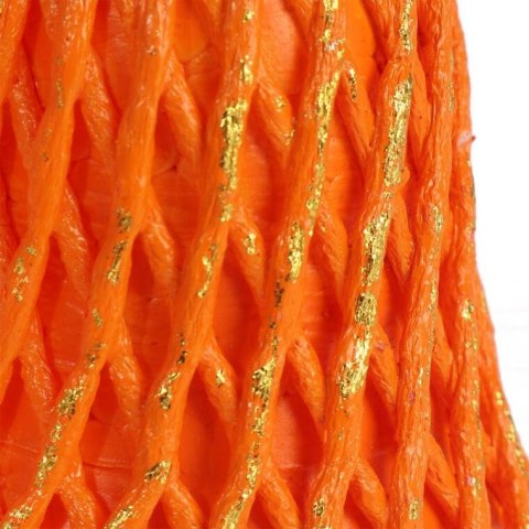 Dzwon Bożonarodzeniowy Pomarańczowy 8 cm - Ozdoba Styropianowa