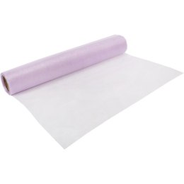 Fioletowa Organza Dekoracyjna 36 cm na Szpuli do Dekoracji i Kompozycji Florystycznych
