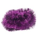 Fioletowy Łańcuch Choinkowy z Metalizowanej Folii, 7 cm x 2 m