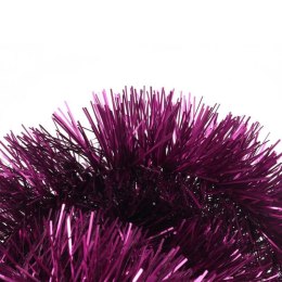 Fuksjowy Łańcuch Choinkowy z Folii Metalizowanej 7 cm x 2 m