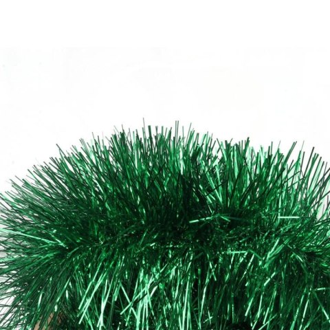 Goliat Łańcuch Choinkowy Premium Zielony 10cm 3m z Folii Metalizowanej