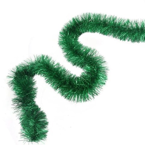 Goliat Łańcuch Choinkowy Premium Zielony 10cm 3m z Folii Metalizowanej