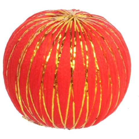 Komplet 9 Czerwonych Ozdób Bożonarodzeniowych do Zawieszenia: Bębenki, Paczuszki, Kulki