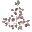 LIŚĆ GAŁĄZKA POTRÓJNA BENIAMINA KOLOR FIOLETOWY 60 CM