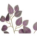 LIŚĆ GAŁĄZKA POTRÓJNA BENIAMINA KOLOR FIOLETOWY 60 CM