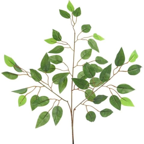 LIŚĆ GAŁĄZKA POTRÓJNA BENIAMINA KOLOR ZIELONY 60 CM