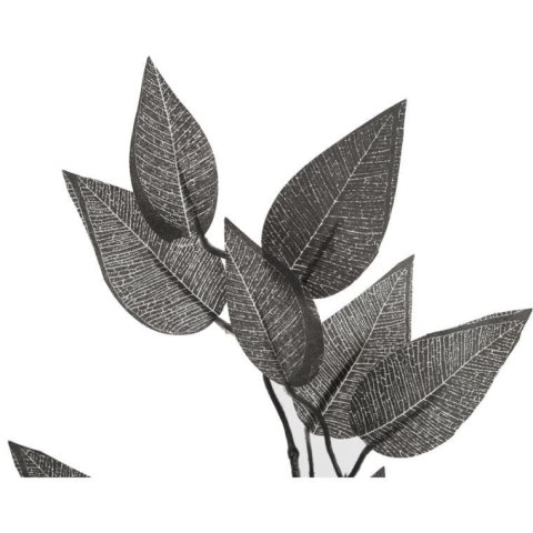 LIŚĆ GAŁĄZKA POTRÓJNA KOLOR CZARNY 60 CM