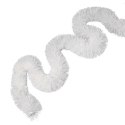 Łańcuch Choinkowy Biały Gęsty z Metalizowanej Folii GC 10cm 3m Goliat