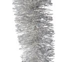 Łańcuch choinkowy fluorestencyjny srebrny fi 15 cm x 3 m