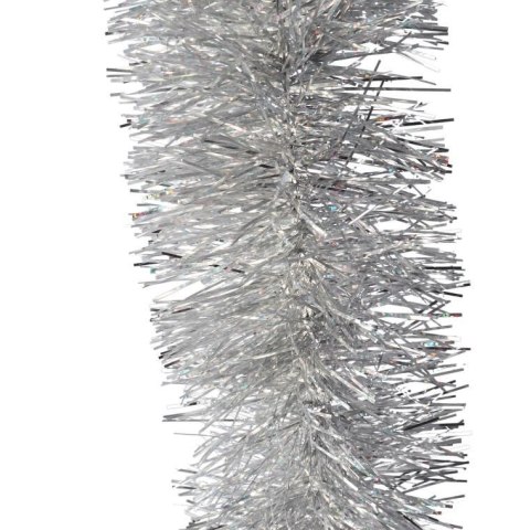 Łańcuch choinkowy fluorestencyjny srebrny fi 15 cm x 3 m