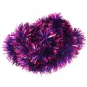 Łańcuch choinkowy metalizowany granatowo-różowy fi 10 cm, 300 cm - GOLIAT, Produkt Polski