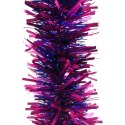 Łańcuch choinkowy metalizowany granatowo-różowy fi 10 cm, 300 cm - GOLIAT, Produkt Polski