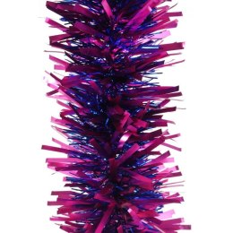 Łańcuch choinkowy metalizowany granatowo-różowy fi 10 cm, 300 cm - GOLIAT, Produkt Polski