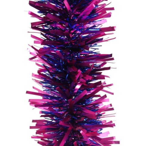 Łańcuch choinkowy metalizowany granatowo-różowy fi 10 cm, 300 cm - GOLIAT, Produkt Polski