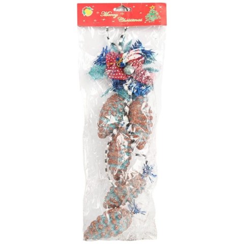 Łańcuch dekoracyjny girlanda z szyszkami 46 cm