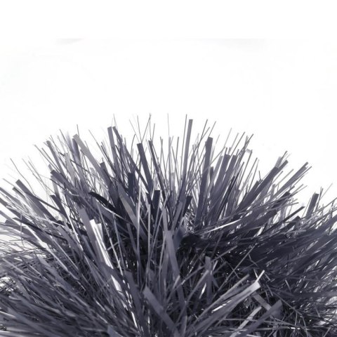 Luksusowy Szary Łańcuch Choinkowy Goliat, 7cm x 200cm, z Metalizowanej Folii