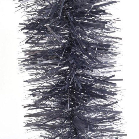 Luksusowy Szary Łańcuch Choinkowy Goliat, 7cm x 200cm, z Metalizowanej Folii