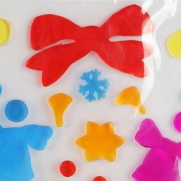 NAKLEJKI ŻELOWE SAMOPRZYLEPNE NA OKNO Z ANIOŁAMI 20 CM