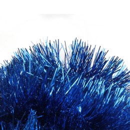 Niebieski łańcuch choinkowy Goliat z folii metalizowanej, gęstość 10 cm, długość 3 m
