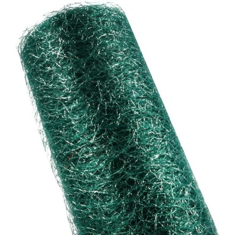 ORGANZA BROKATOWA 0,50 x 10 m ZIELONA