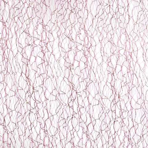 Organza Brokatowa Ciemny Róż 50 cm x 10 m do Dekoracji i Kompozycji Kwiatowych