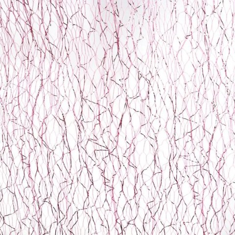 Organza Brokatowa Jasnoróżowa 0,50 x 10 m do Dekoracji i Kompozycji Kwiatowych