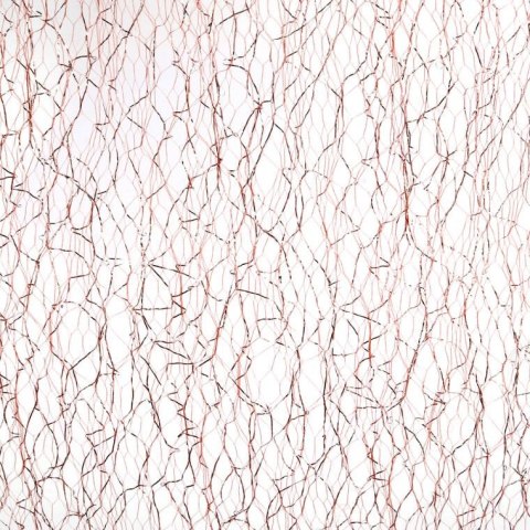 Organza Brokatowa na Dekoracje i Kompozycje Kwiatowe, Pomarańczowa, 50 cm x 10 m