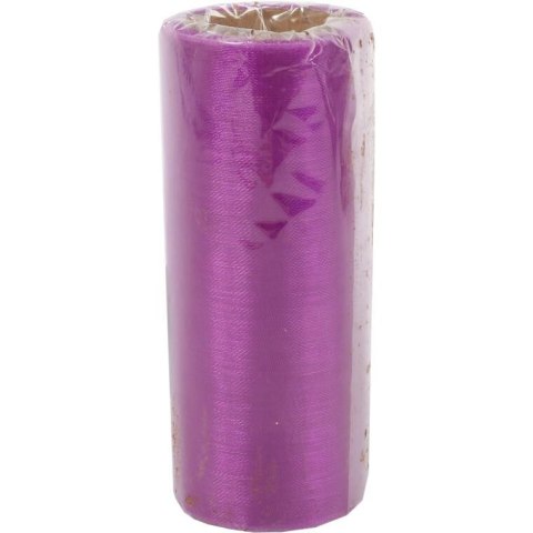 Organza Dekoracyjna Fioletowa, Szerokość 12 cm, Długość 9m