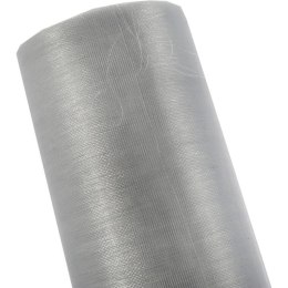 Organza Dekoracyjna Srebrna nr 1 - do Choinki, Girland, Stołu, Kompozycji Florystycznych, Szer. 12 cm, dł. 9m