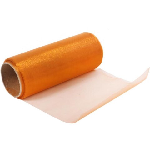 Organza Miedziana do Dekoracji o Szerokości 12 cm i Długości 9 m