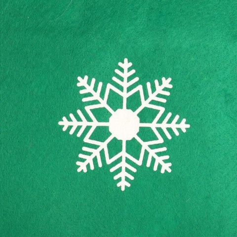 Ozdoba Osłona Dywanik Mata na Stojak pod Choinkę ZIELONA