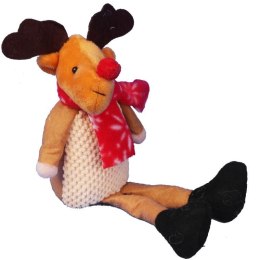Ozdoba bożonarodzeniowa figurka RENIFER ze zwisającymi nogami 22 cm