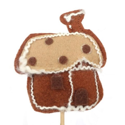 Pik CHATKA PIERNIKOWA filcowa w kolorze brązowym