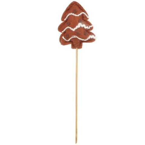 Pik CHOINKA PIERNIKOWA filcowa w kolorze brązowym
