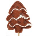 Pik CHOINKA PIERNIKOWA filcowa w kolorze brązowym