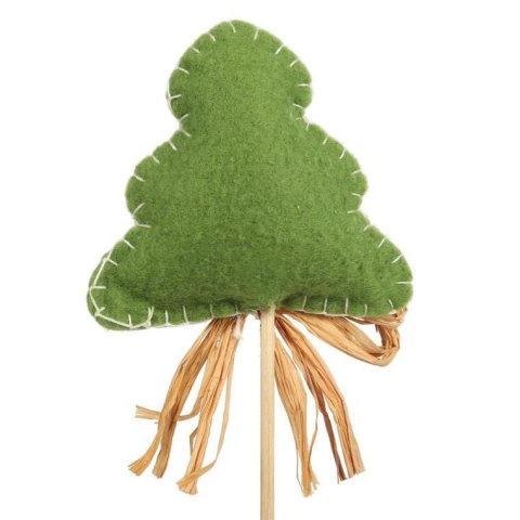 Pik CHOINKA filcowa w kolorze zielonym