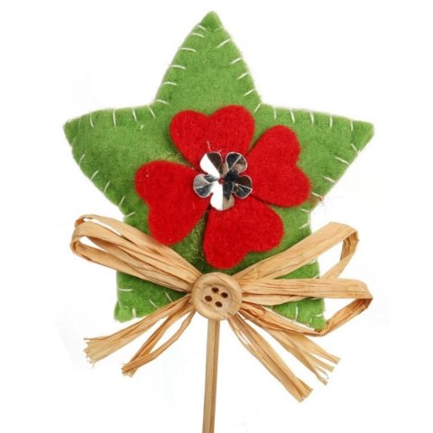Pik GWIAZDA filcowa w kolorze zielonym