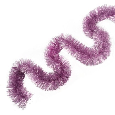 Premium Łańcuch Choinkowy Goliat Różowy 10cm x 3m Metalizowany