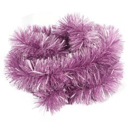 Różowy Gęsty Łańcuch Choinkowy Goliat 10cm x 3m z Folii Metalizowanej