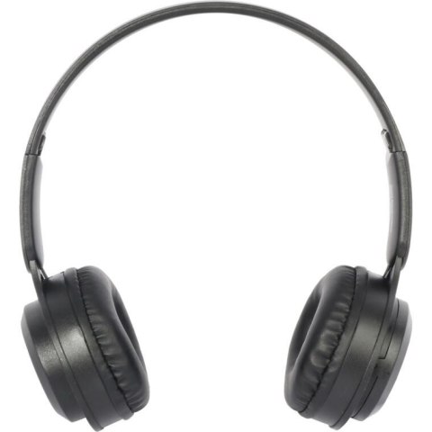 SŁUCHAWKI BEZPRZEWODOWE SKŁADANE NAUSZNE KOLOR CZARNY