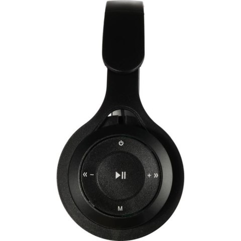 SŁUCHAWKI BEZPRZEWODOWE SKŁADANE NAUSZNE KOLOR CZARNY