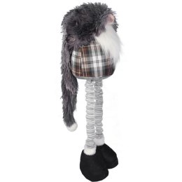 Skrzat Bożonarodzeniowy na Teleskopach, Czarny, 90 cm z Długą Czapą